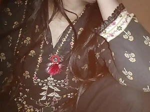Desi Brit Bhabi and Indian Mature Bhabi share a suspire and share their taut fuck-holes