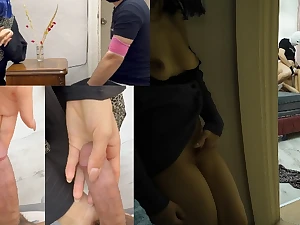 Mamanhijab with an increment of her cheating hubby freeze someone out on till the end of time other's homemade romp tapes