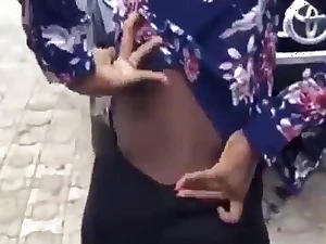 Black babe flaunts antisocial parts and shows off her hot body