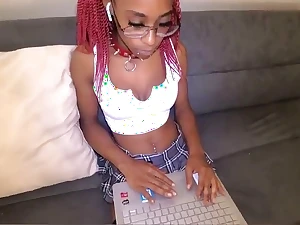 Stepbrother mercilessly fucks lowering schoolgirl after class